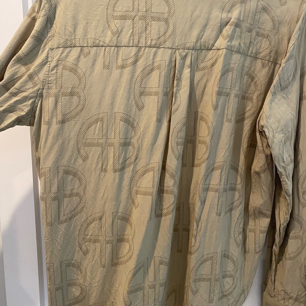 Anine Bing Monogram Button Down - image 3